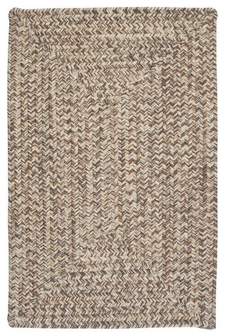 Colonial Mills Corsica CC89 Storm Gray Indoor/Outdoor Area Rug, Square 6'x6'