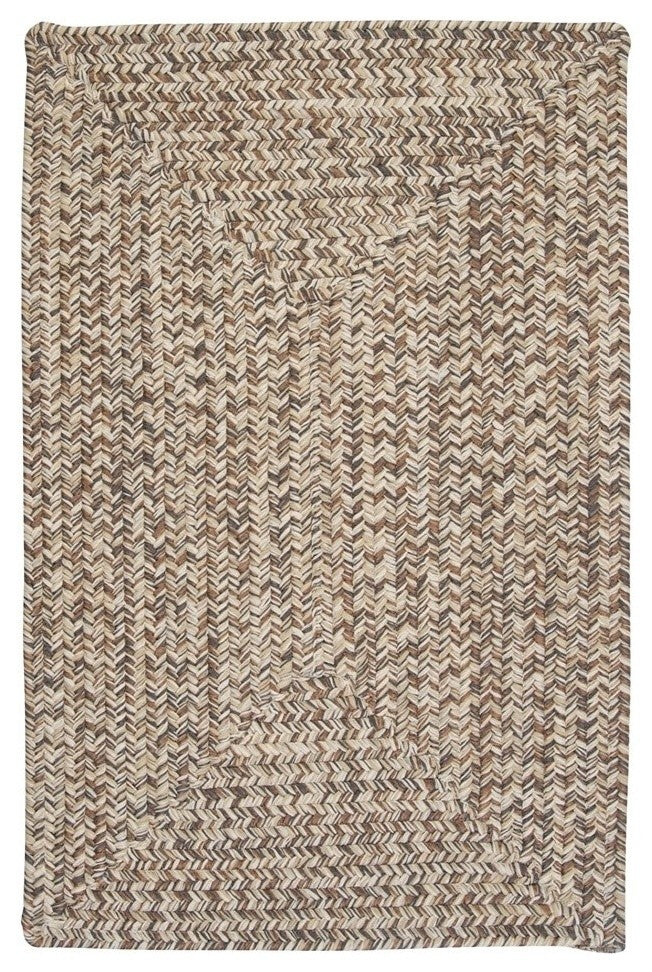Colonial Mills Corsica CC89 Storm Gray Indoor/Outdoor Area Rug, Square 6'x6'