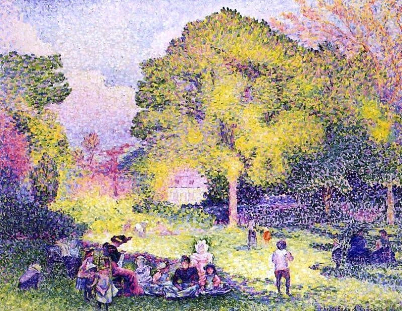 Henri Edmond Cross Le Ranelagh Wall Decal