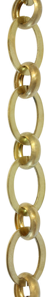 RCH Hardware Brass Loop Chandelier Chain, Various Finishes, Polished Brass, U40
