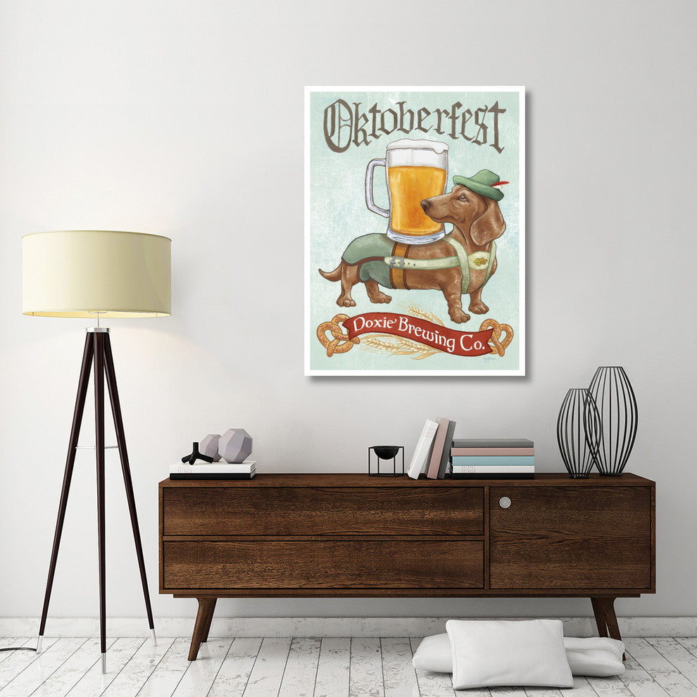 "Beer Dogs III" Digital Paper Print by Mary Urban, 38"x50"