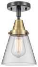 INNOVATIONS LIGHTING 447-1C-BAB-G62-LED Small Cone Flush Mount