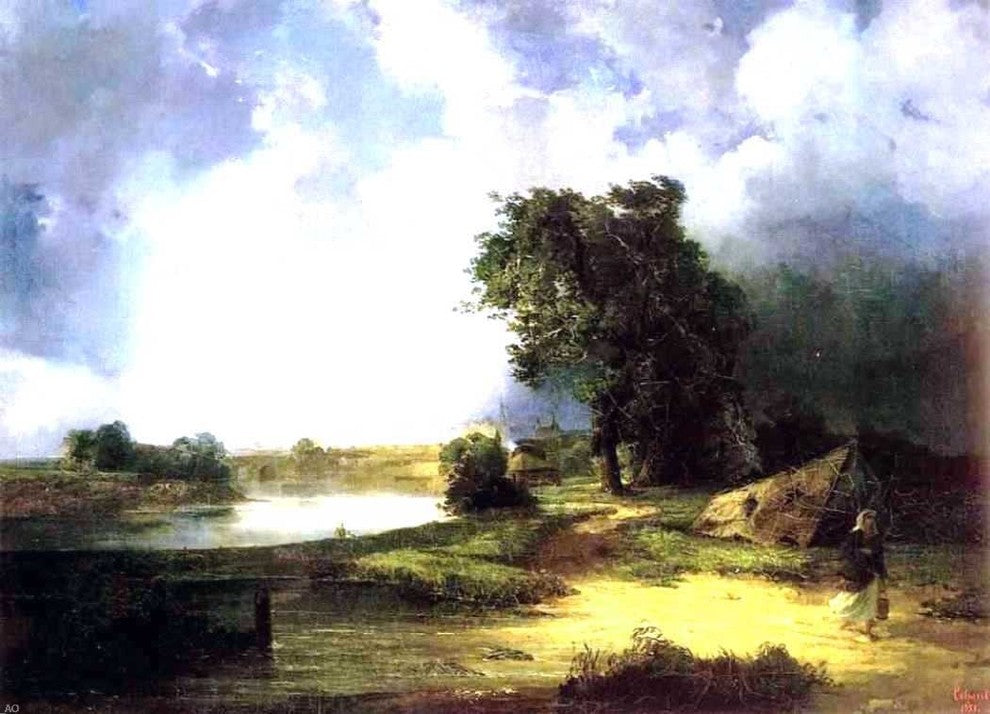 Alexei Kondratevich Savrasov View of the Kremlin Wrapped Canvas, 18"x27"