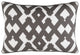 Surya Large Zig Zag ZZG-002 20"x20" Pillow Cover, White/Dark Brown