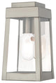 Livex Lighting Brushed Nickel 1-Light Outdoor Wall Lantern