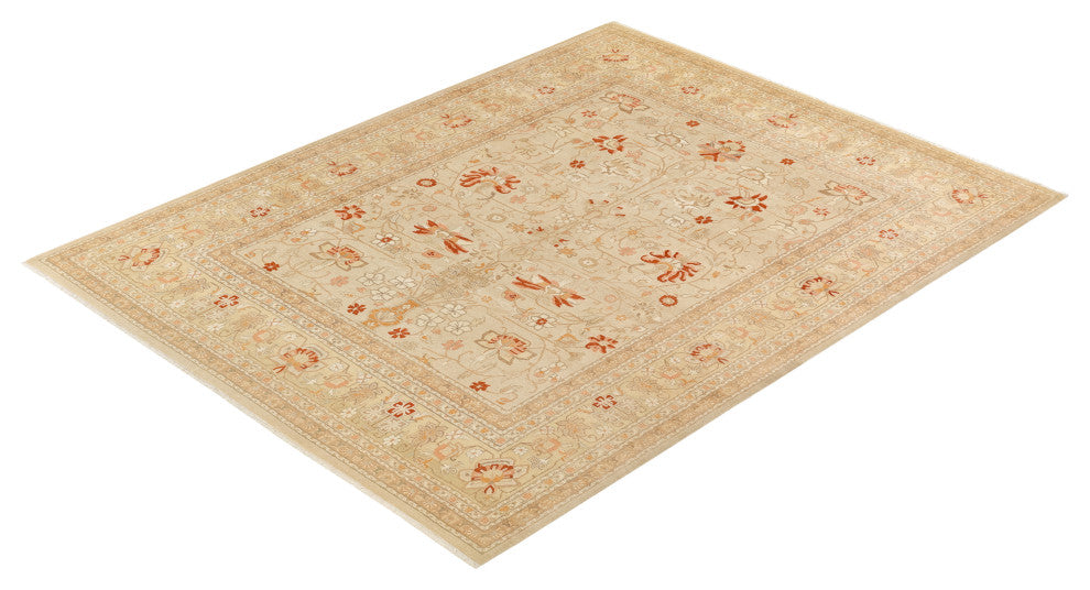 Mogul, One-of-a-Kind Hand-Knotted Area Rug Yellow, 8'4"x10'5"