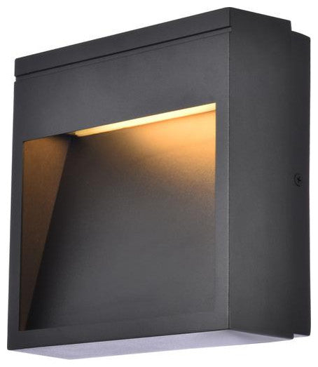 Trendy Fare LED Wall Sconce, Black
