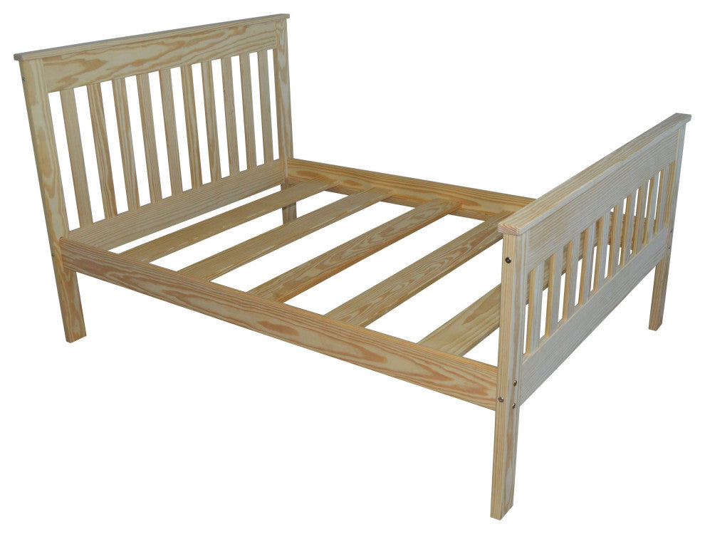 Harmony Bed, Unfinished, Full