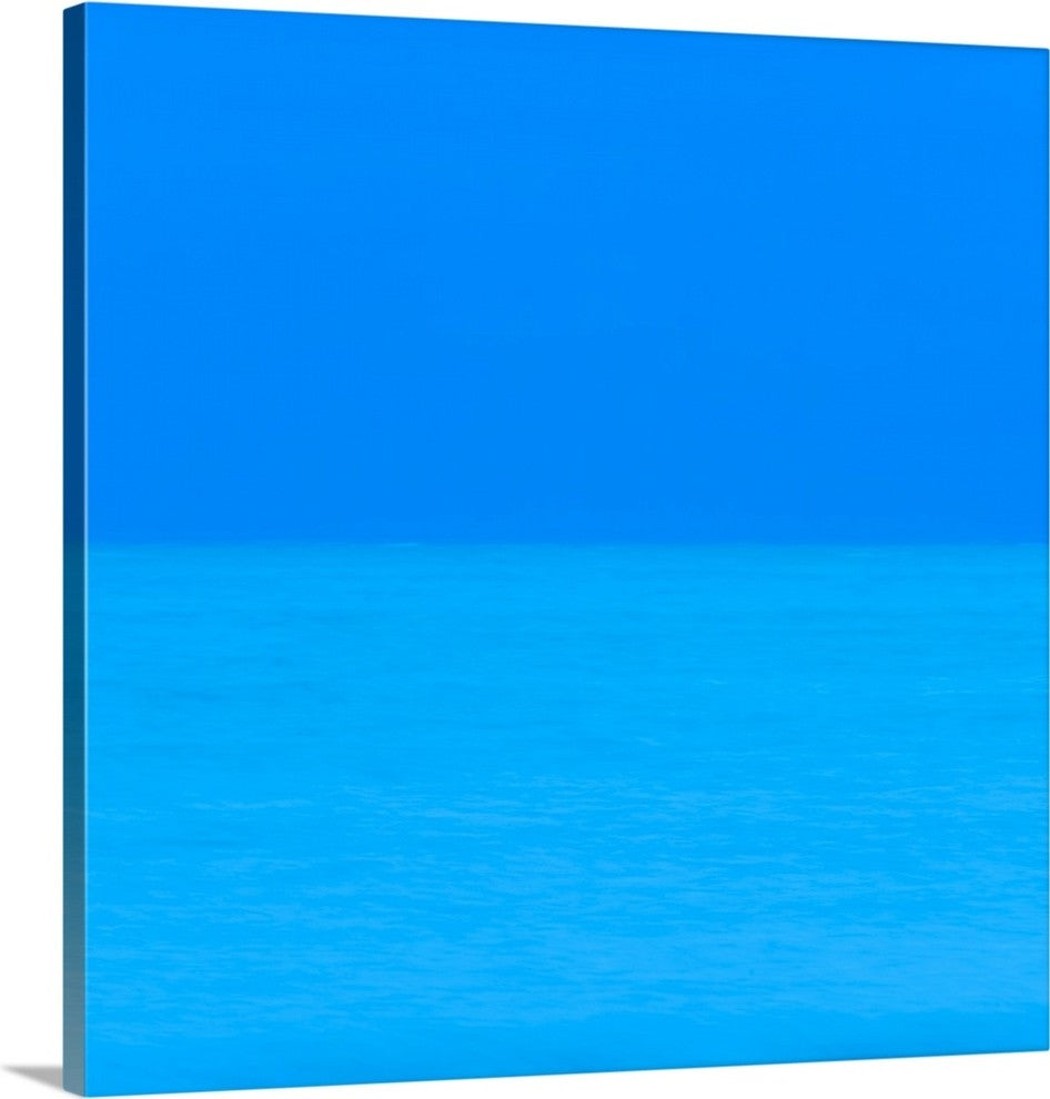 "Blue Marine" Wrapped Canvas Art Print, 35"x35"x1.5"