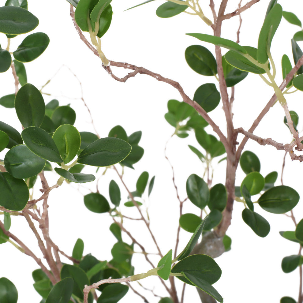 Willey Artificial Leaf Tree, Green, 18wx14.5dx47h