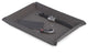 Large Rectangular Valet, Gray Leatherette