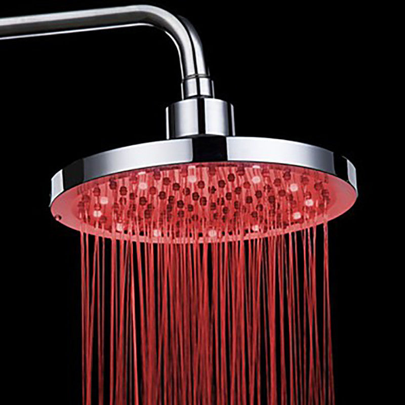 Juno LED Shower Set With Diverter, mixer and led spout, Available in 3 sizes, 8"