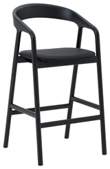 Apache Black Oak Wood and Faux Leather