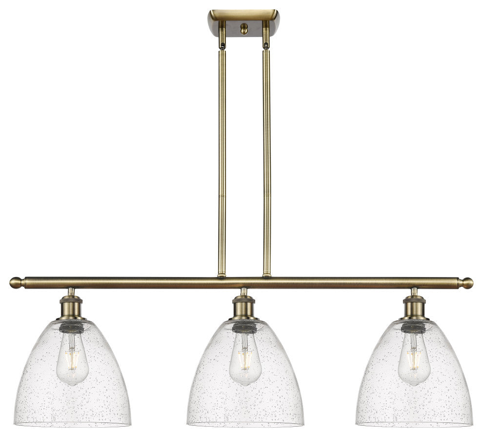 Innovations 516-3I-AB-GBD-94-LED 3 Light Island Light, Antique Brass