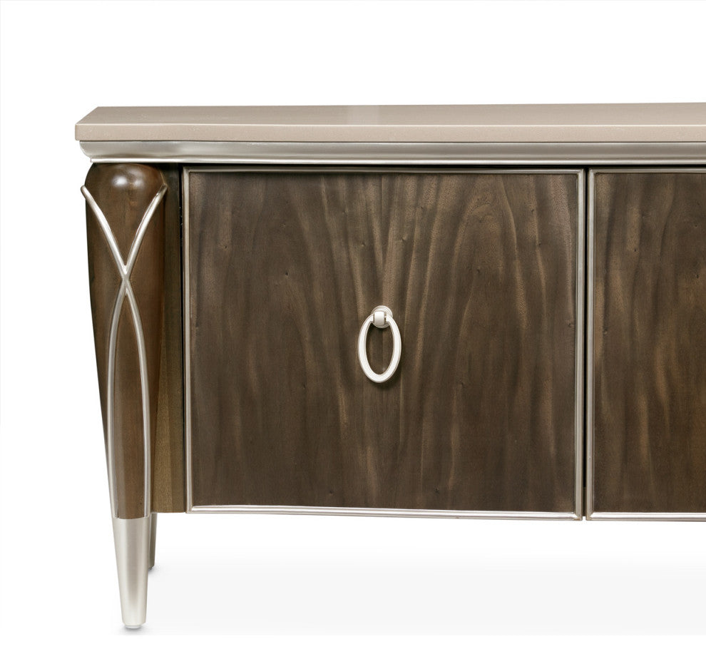 Villa Cherie Media Cabinet - Hazelnut