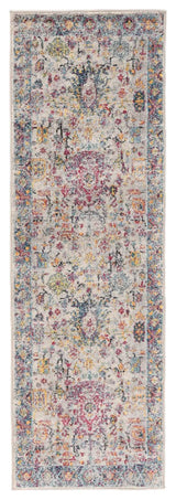 Montana Carrey Runner, Gray, 2'7" x 8', Bordered