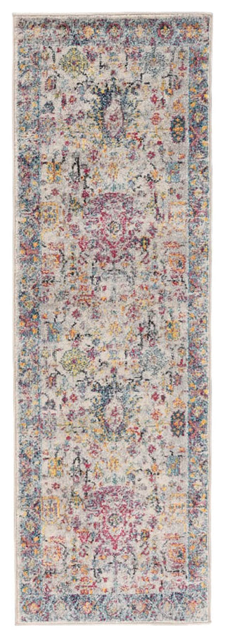 Montana Carrey Runner, Gray, 2'7" x 8', Bordered