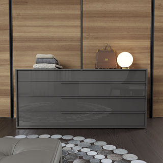 Harrow Dresser Glossy Dark Gull Gray