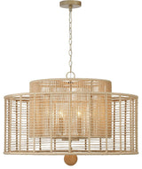 Crystorama JAY-A5006-BS Jayna 8 Light Burnished Silver Chandelier