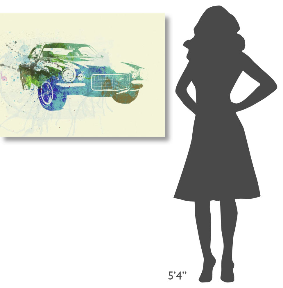 "Chevy Camaro Watercolor" Fine Art Print