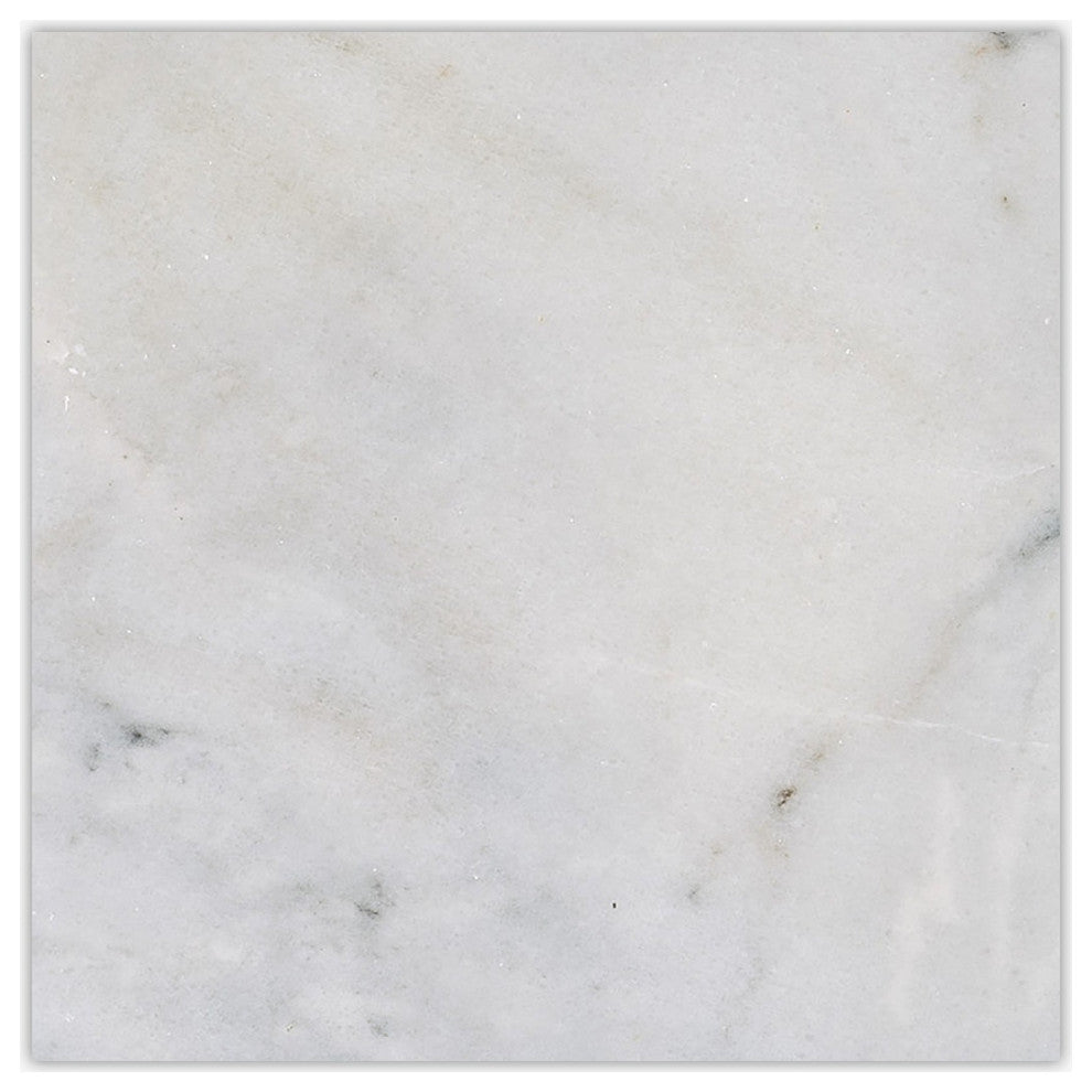 Carrara T Polished 5 1/2x5 1/2 Marble Tile
