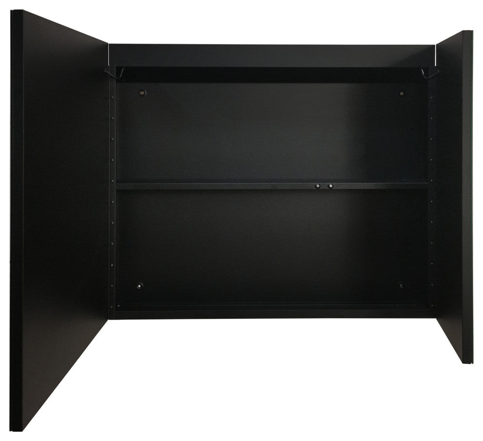 30" x 26" Frameless Surface Mount Medicine Cabinet with Mirror and LED lights