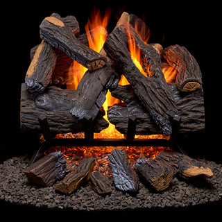 Duluth Forge Vented Natural Gas Fireplace Log Set, 18" 45,000 BTU