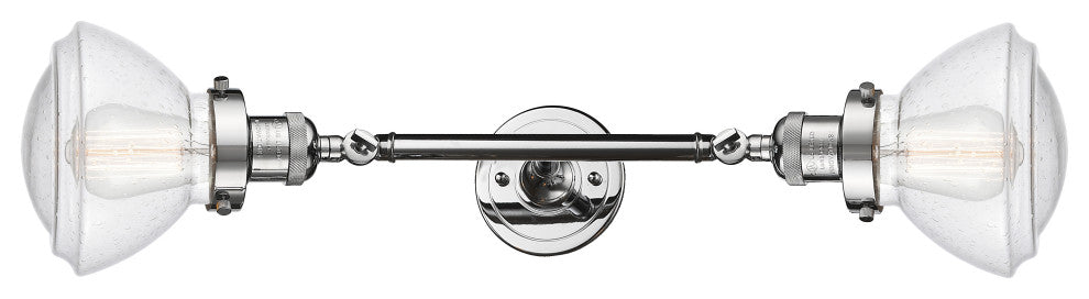 INNOVATIONS 208L-PC-G324 2-Light Bath Vanity Light Polished Chrome