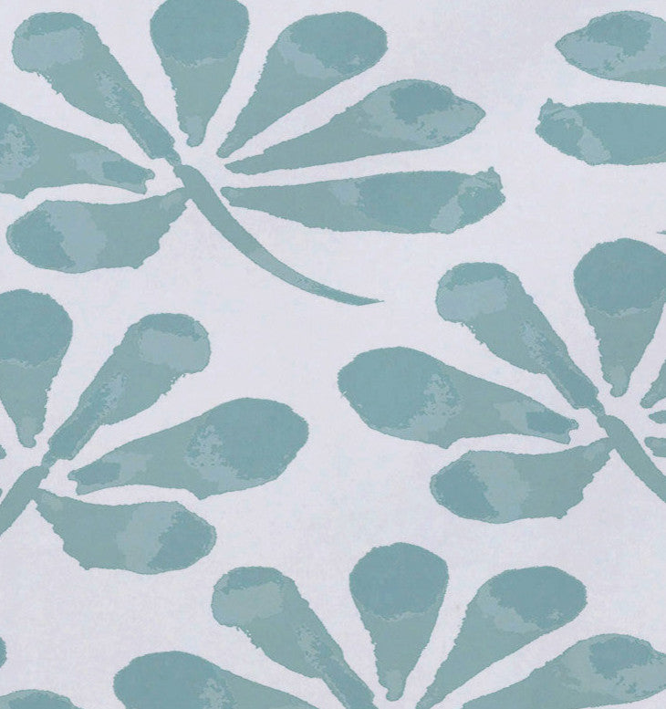 Ina, Floral Print Placemat, Aqua
