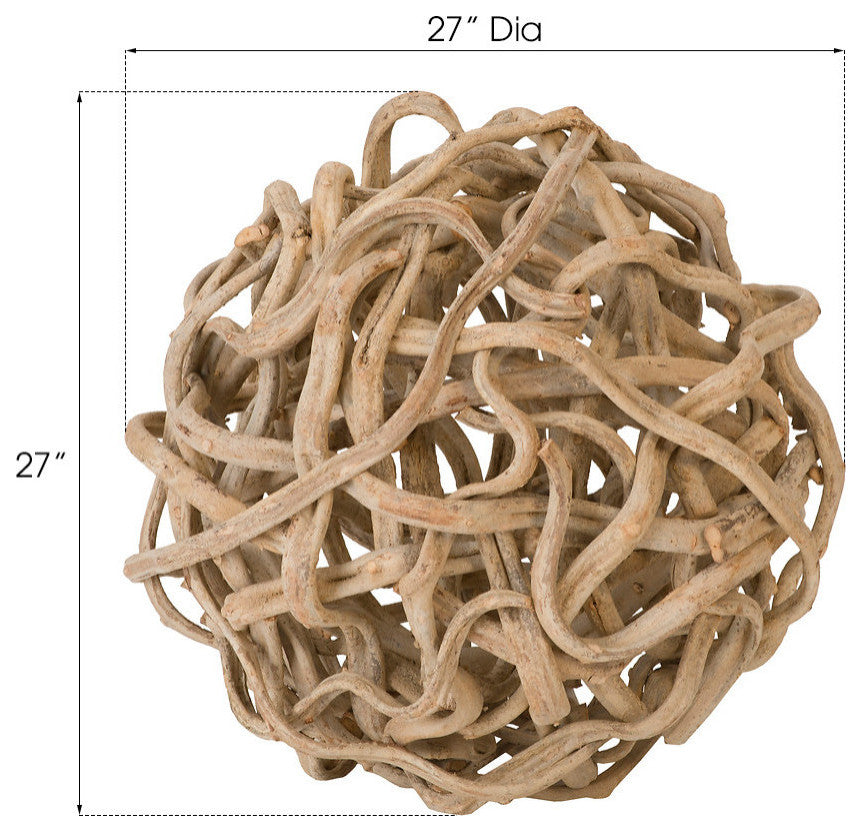 Vine Ball, 27" Diameter