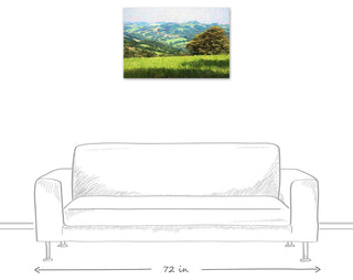 Mountain Field 30x20 Canvas