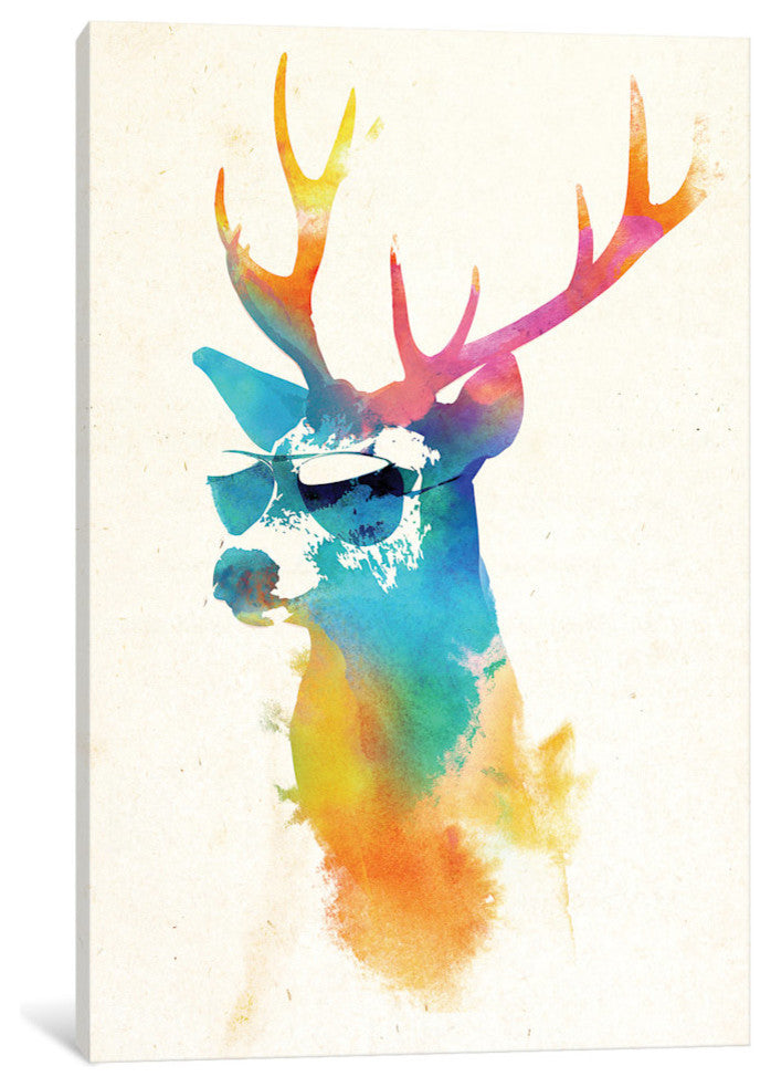 "Sunny Stag Gallery" by Robert Farkas, 26x18x1.5"
