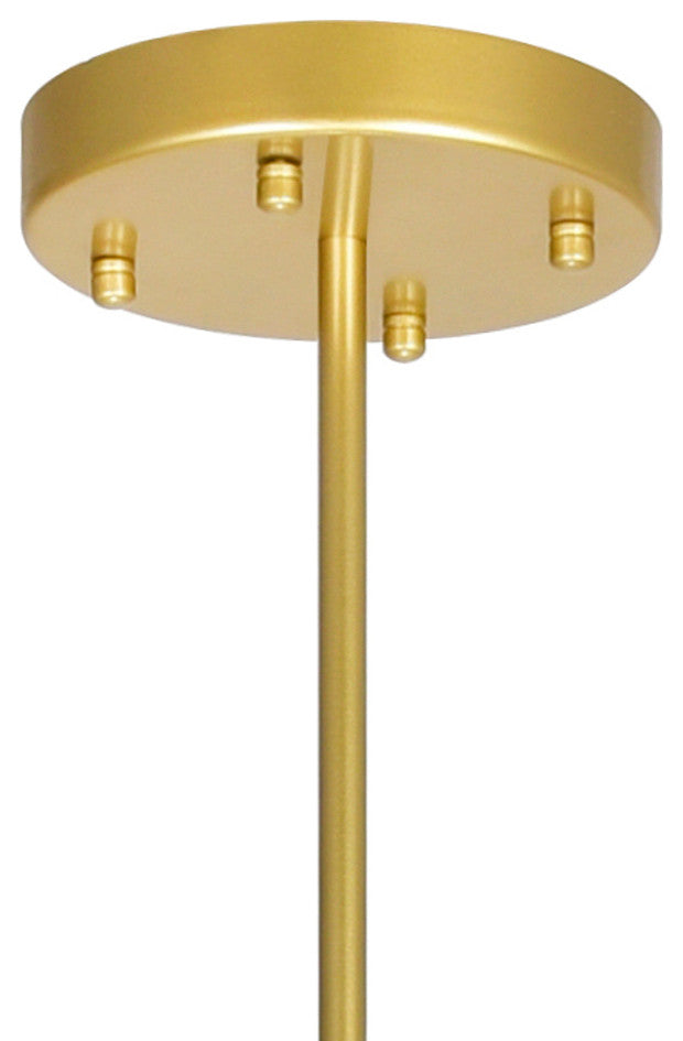 Compass 10 Light Chandelier With Medallion Gold Finish