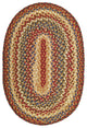 Homespice Decor Biscotti Cotton Braided Rug 3' x 5' (Oval)