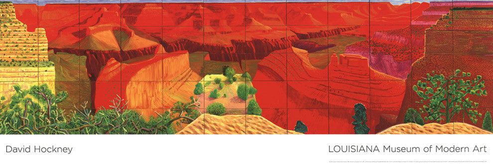 David Hockney - A Closer Grand Canyon, 2011