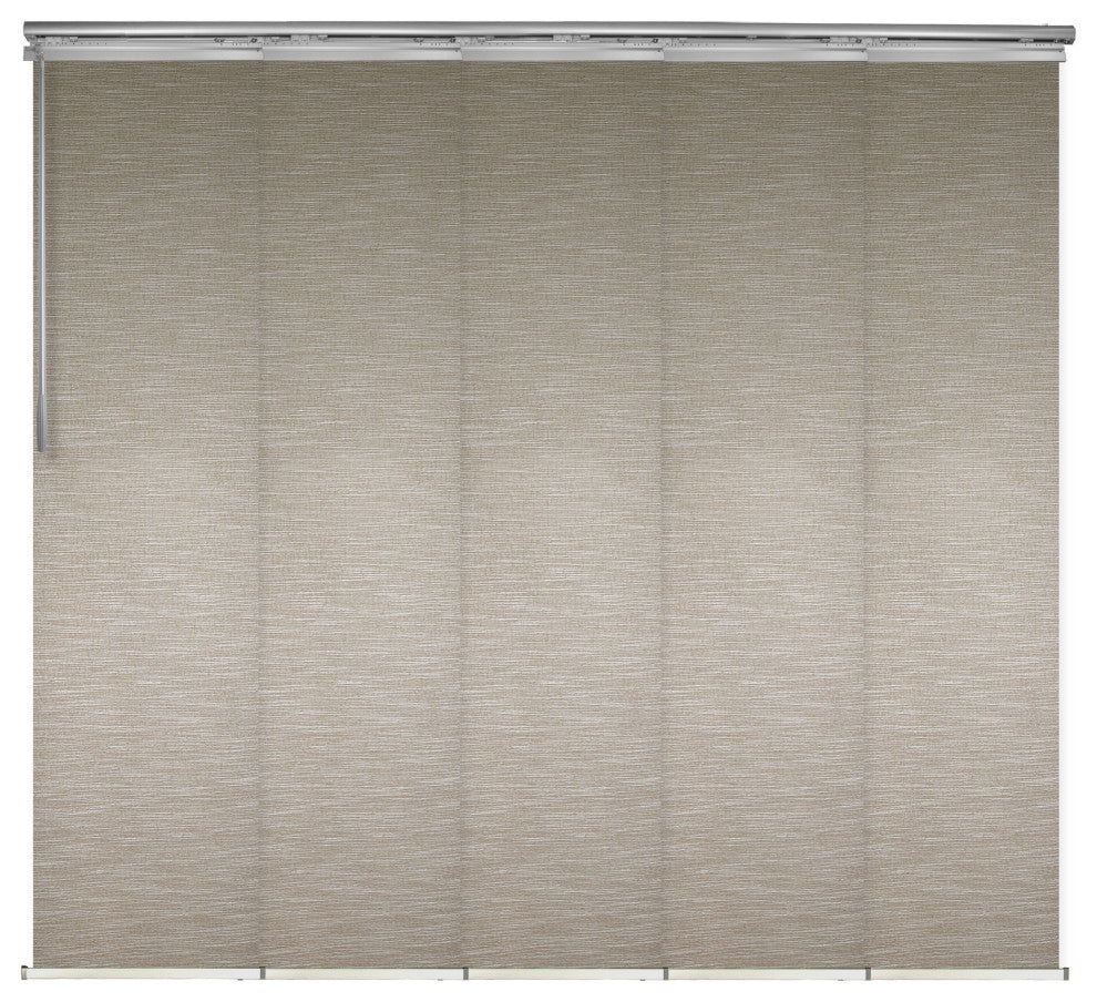 Nico 5-Panel Track Extendable Vertical Blinds 58-110"W