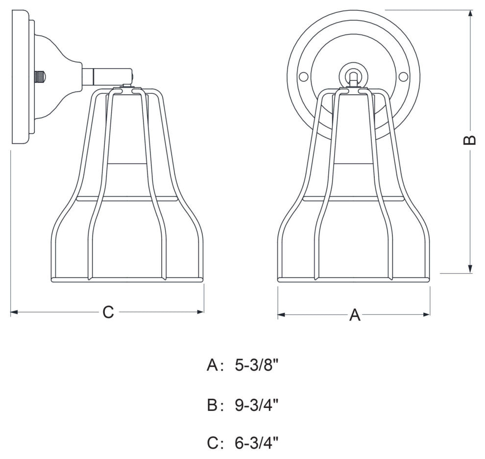 Vaxcel Lighting W0311 Clybourn 1 Light 10" Tall Bathroom Sconce - Oil Rubbed