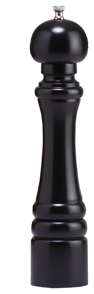 Chef Specialties Pro Series President Pepper Mill, Black, 12"