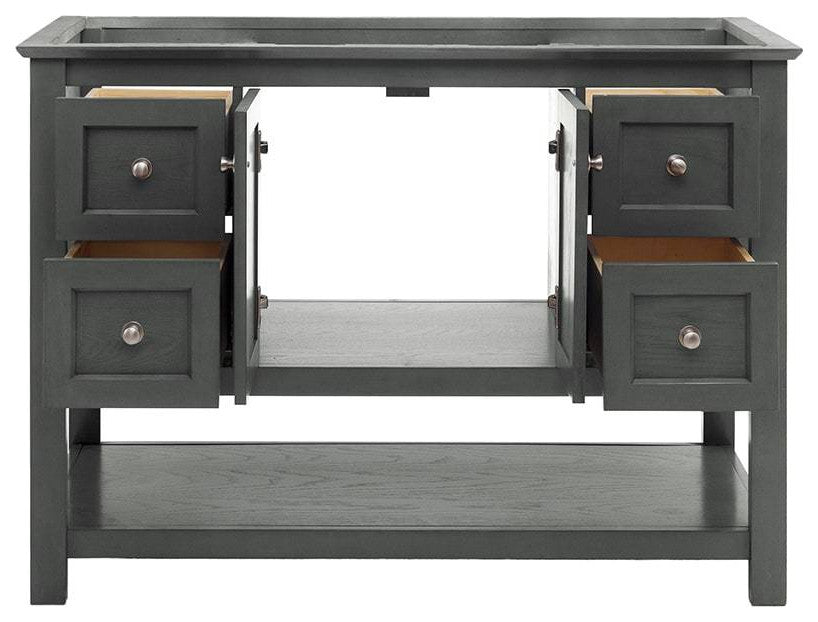 Fresca FCB2348VG Manchester Regal 48" Gray Wood Veneer Bathroom Cabinet