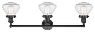 Olean 3 Light 31" Bath Vanity LIght, Oil Rubbed Bronze, Seedy