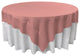 LA Linen Square Polyester Poplin Tablecloth, Dusty Rose, 90"x90"