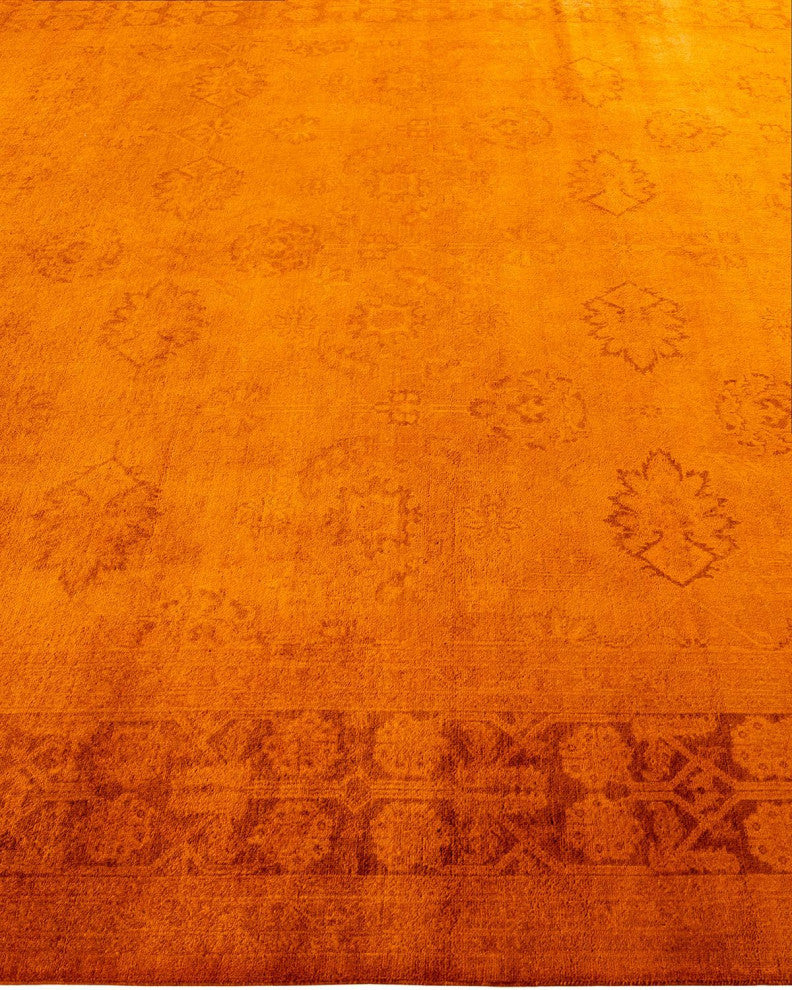 Vibrance, One-of-a-Kind Hand-Knotted Area Rug Gold, 8'3"x10'4"