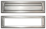 Mail Slot 3-5/8"x13", Satin Nickel