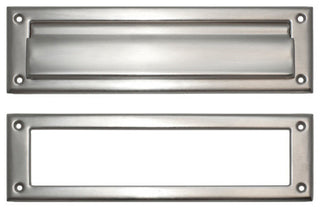 Mail Slot 3-5/8"x13", Satin Nickel