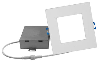 DLE6 Series 6" Square Downlight, White, 3000k