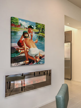 "Secret Spot" Painting Print on Wrapped Canvas