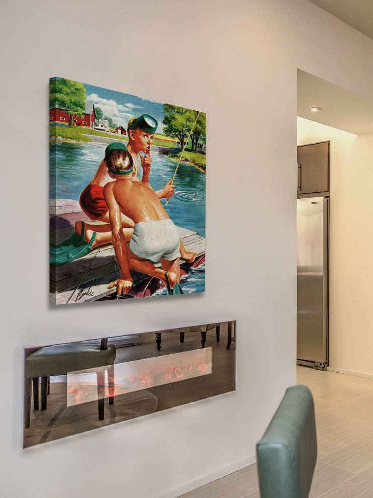 "Secret Spot" Painting Print on Wrapped Canvas