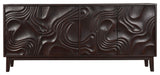 Ethan 4-door Carved Solid Wood Sideboard