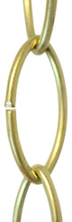 Brass Large Loop Chandelier Chain, Various Finishes, Acid Dipped, U43