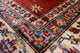 5' 7" X 7' 9" Super Kazak Geometric Handmade Wool Rug Q10254